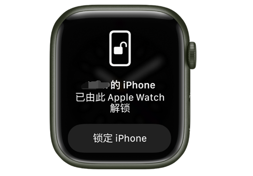 同仁苹果手机维修分享用 AppleWatch 解锁配备面容 ID 的 iPhone方法 